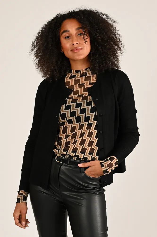 SUMMUM VEST ZWART  