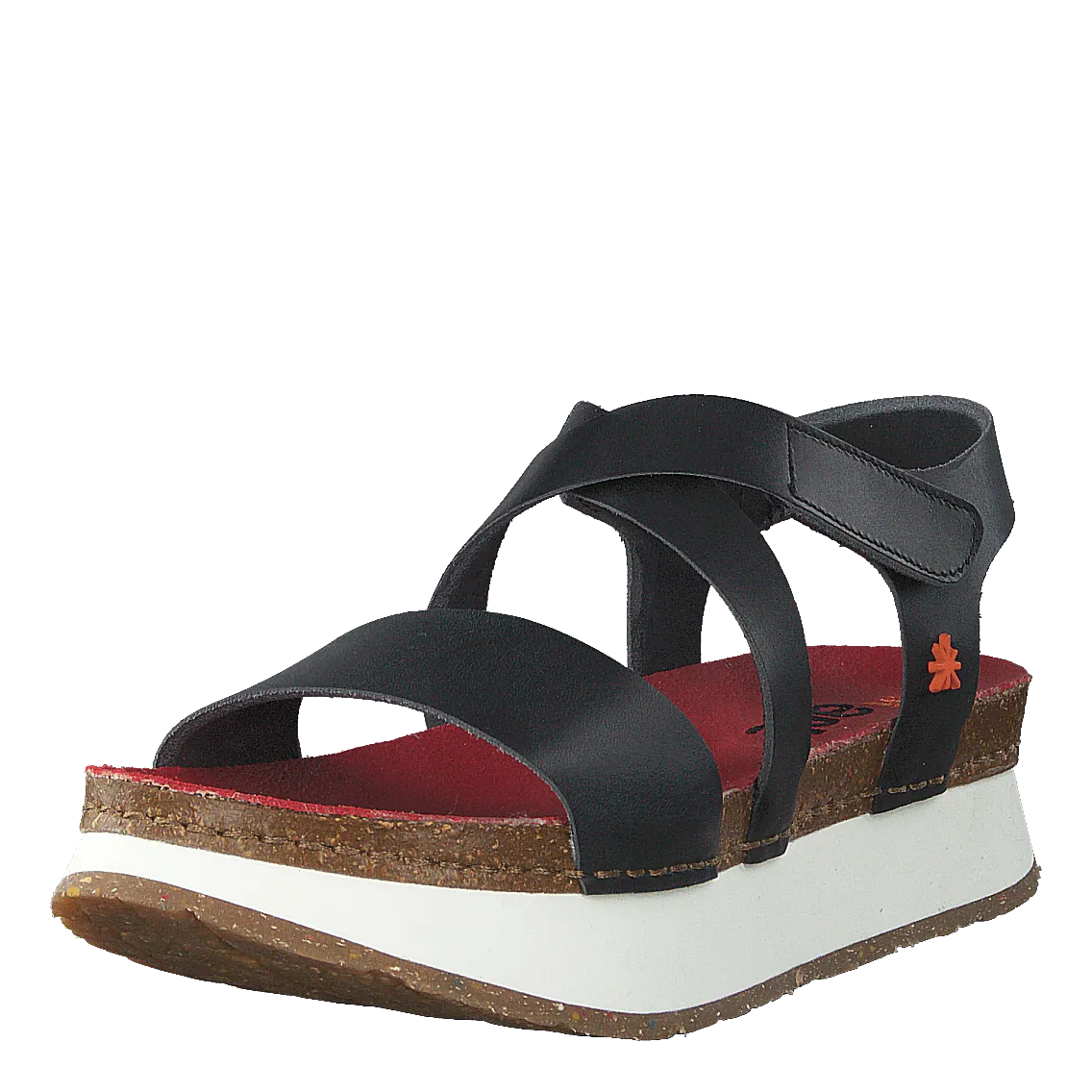 Art schoenen Mykonos587 Blackred