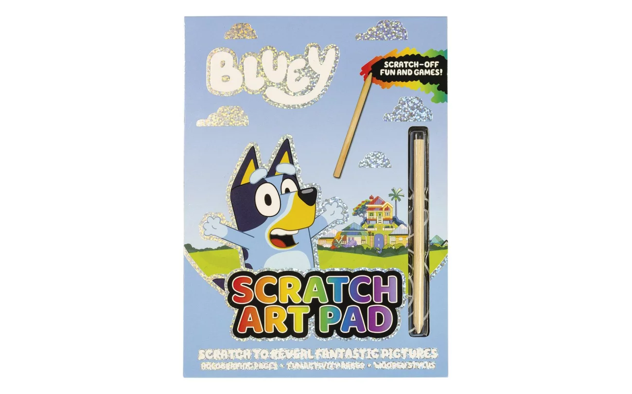 Bluey Scratch Art Pad