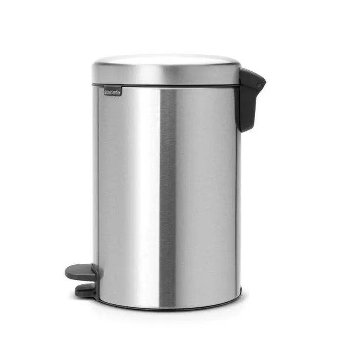 BRABANTIA NEWICON PEDAALEMMER 12L MAT STAAL