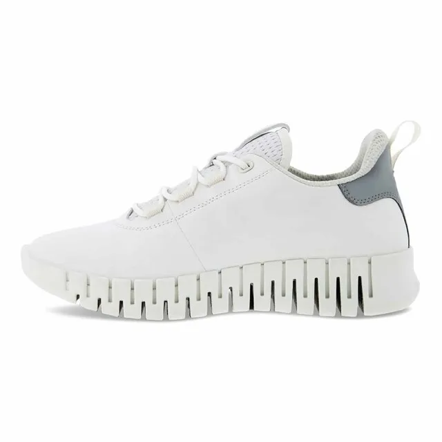 ECCO GRUUV DAMESSCHOENEN WIT/LICHTGRIJS  MAAT 42