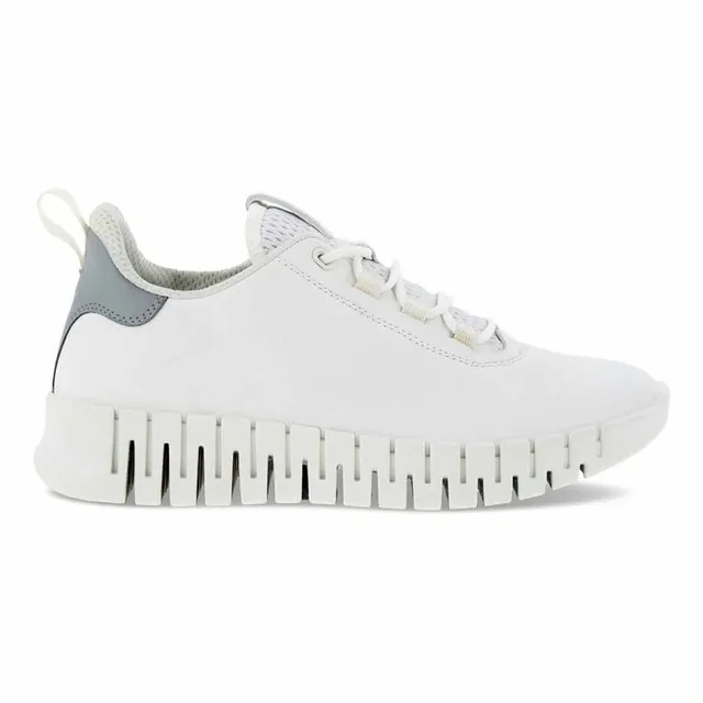ECCO GRUUV DAMESSCHOENEN WIT/LICHTGRIJS  MAAT 42