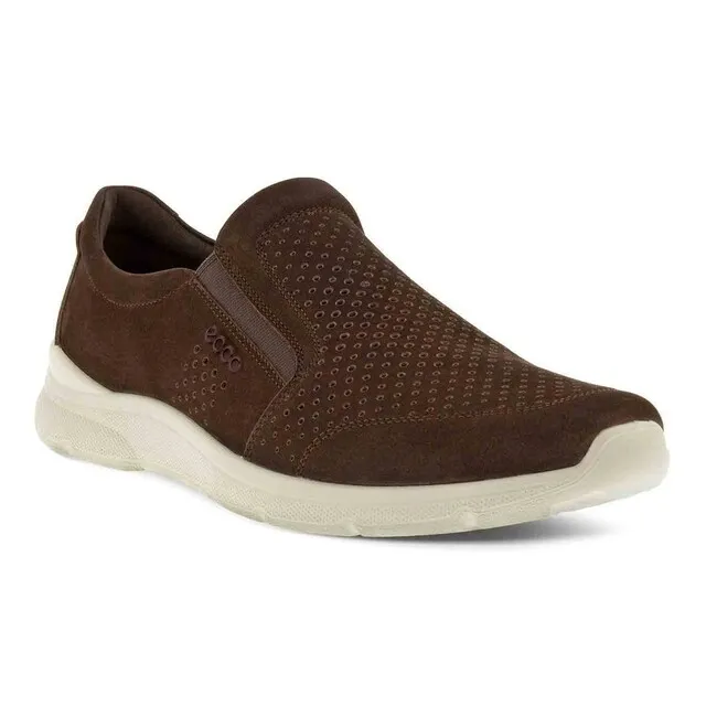 ECCO IRVING HERENSCHOENEN SLIPON PERF LEA MOCHA  MAAT 47