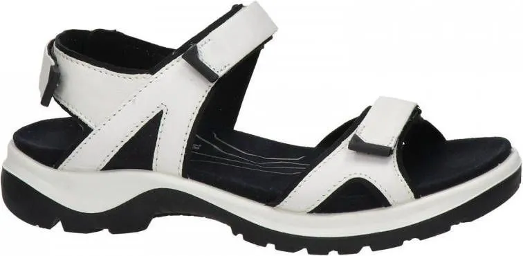 Ecco Offroad leren outdoor sandalen wit