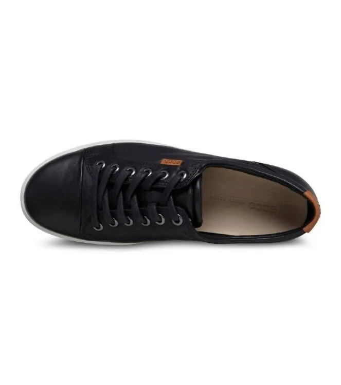 ECCO Soft 7 black Sneakers / veterschoenen
