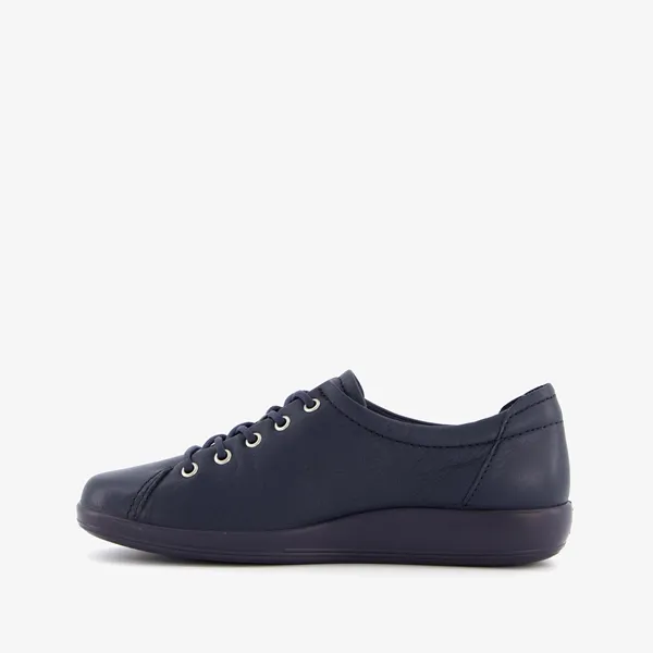 ECCO Soft Classic leren dames veterschoenen