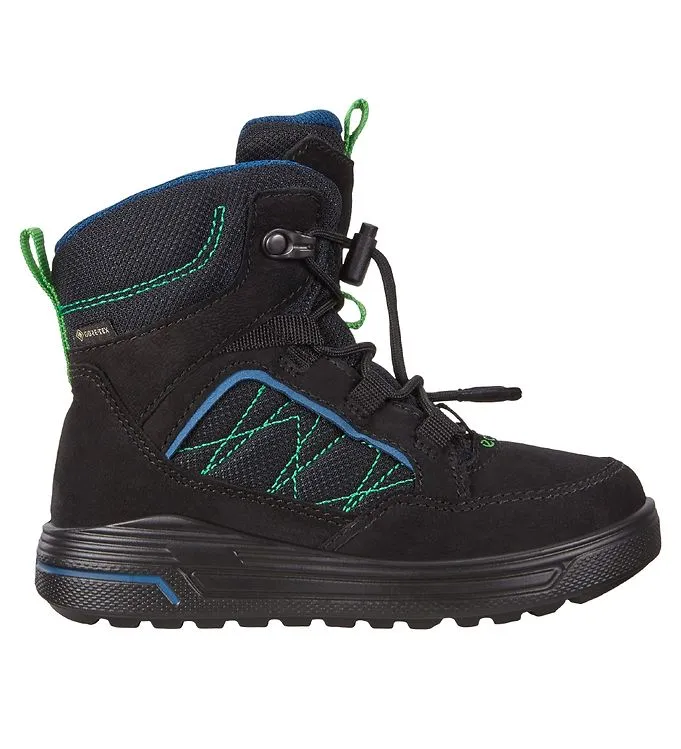 ECCO WINTERLAARZEN  URBAN SNOWBOARDER  TEX  BLACK POSEIDON
