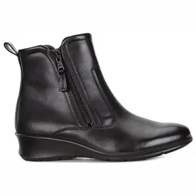 Enkellaars ECCO Women Felicia Stretch Black Santiago