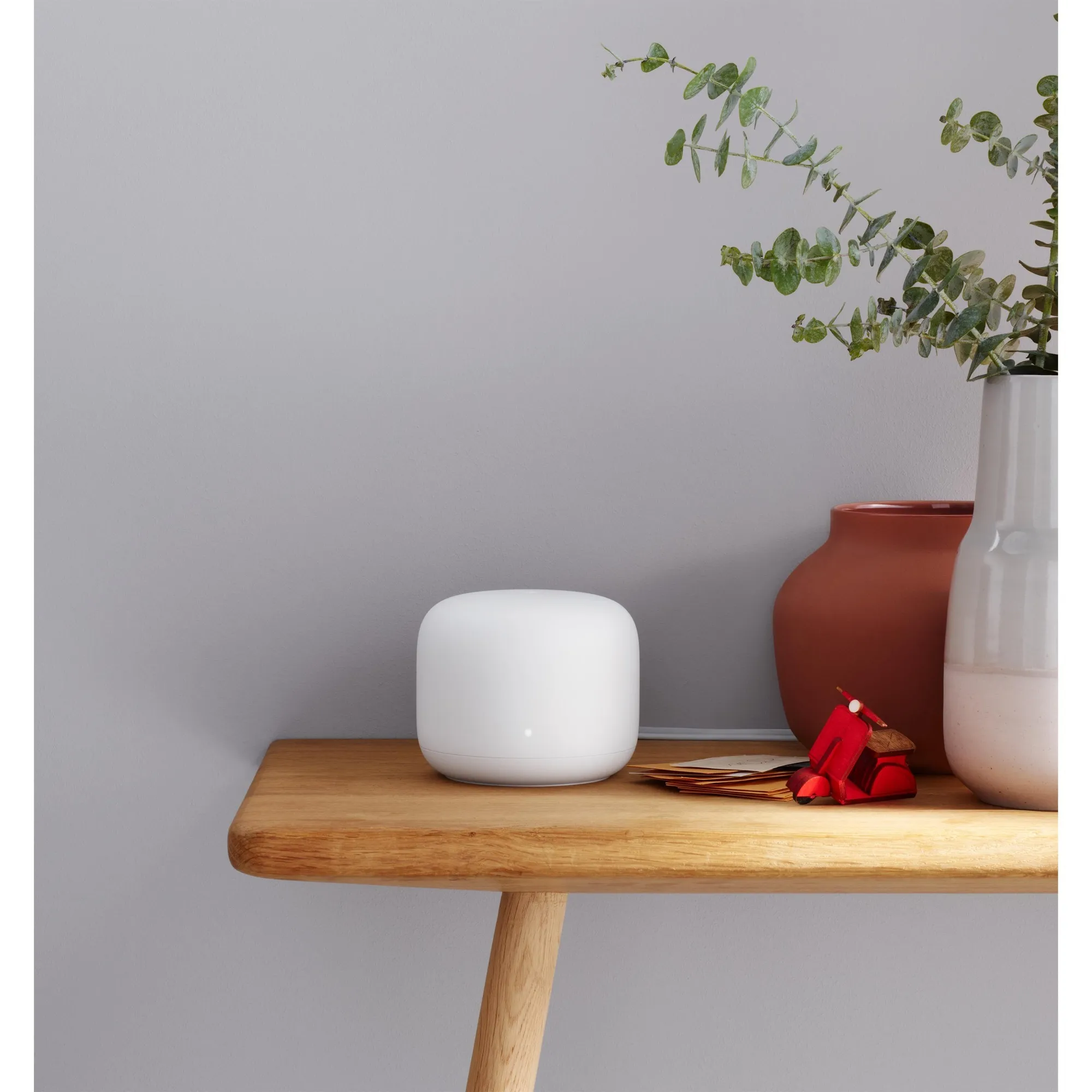 Google Nest Wifi Router + Point mesh router (Wit)