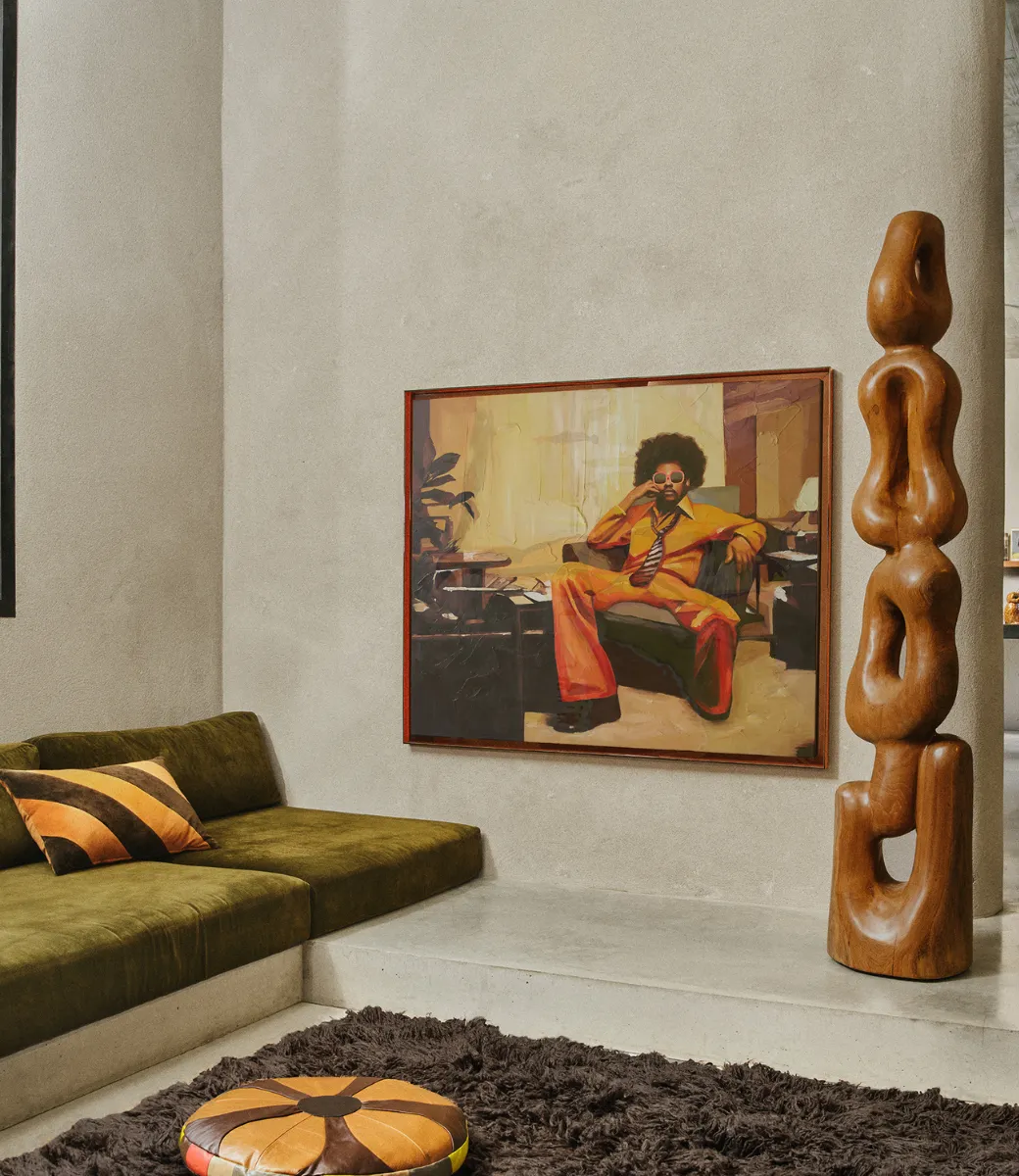 HKliving Wanddecoratie Wall art '1970'