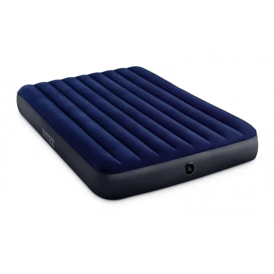 Intex Luchtbed Downy Queen 2Persoons 203x152x22cm