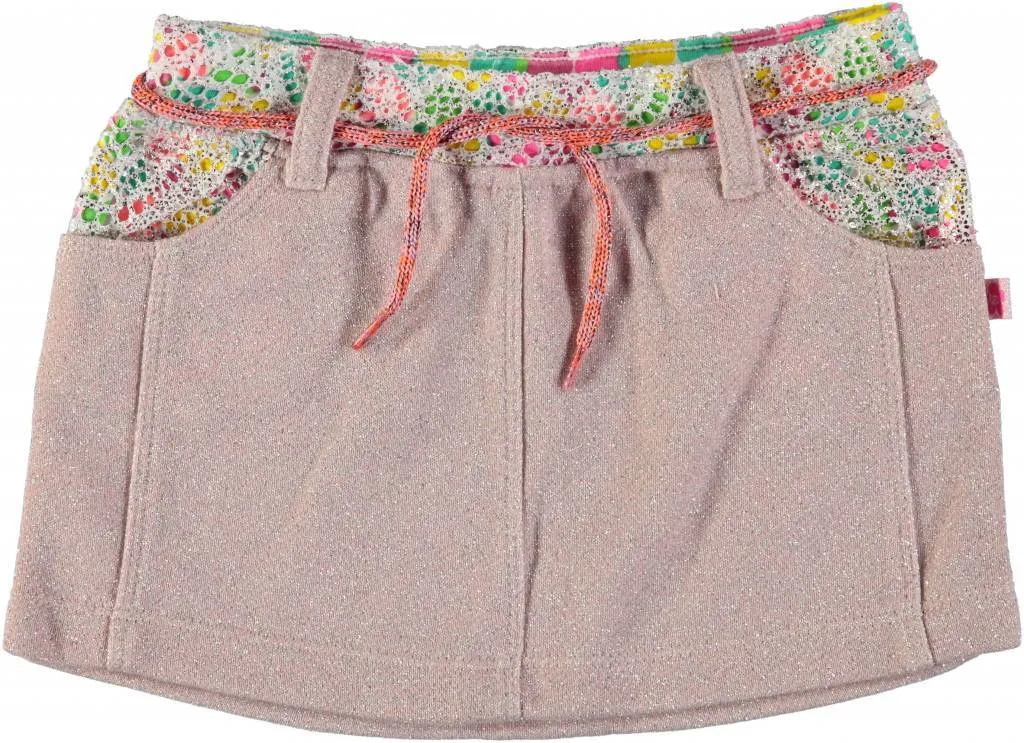 KIDZART FEESTELIJK SWEATROKJE GOUD & GLITTER