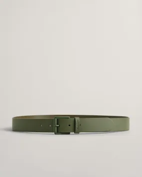Leren riem met gesp in ton sur ton
