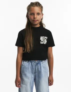Malelions Malelions Kids Wave Graphic T-Shirt - Black