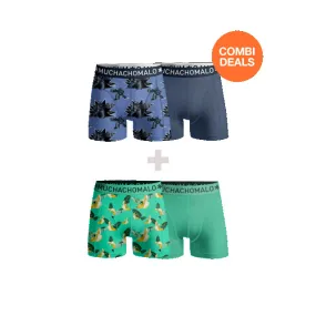 Muchachomalo Heren 2+2-pack boxershorts print