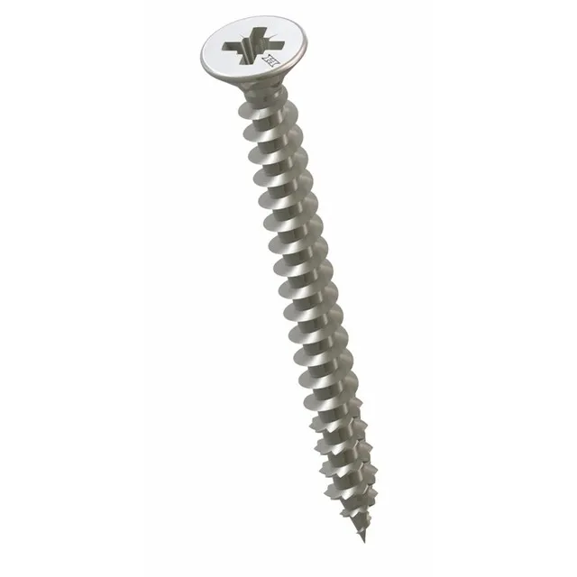 Spaanplaatschroef Hfp Rvs A2 4,0 X 35, Pk, Pzd, Voldraad