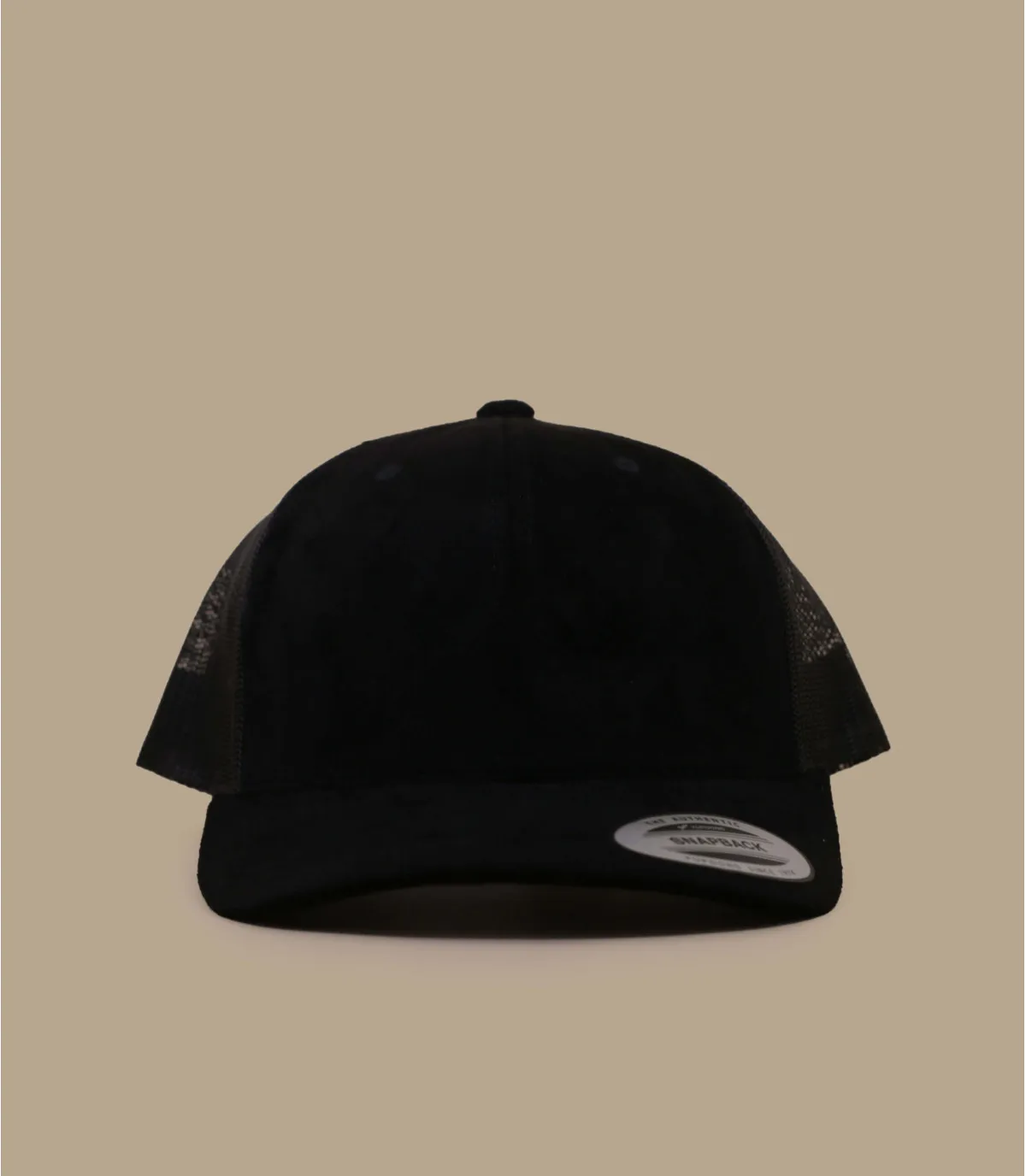 Trucker cap Suède zwart Trucker cap Suède zwart