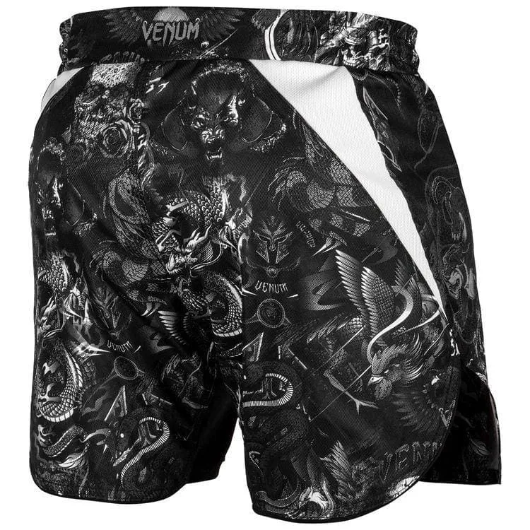 VENUM ART FIGHTSHORTS ZWARTWIT
