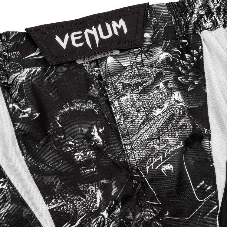 VENUM ART FIGHTSHORTS ZWARTWIT