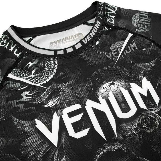 VENUM ART RASHGUARD ZWARTWIT