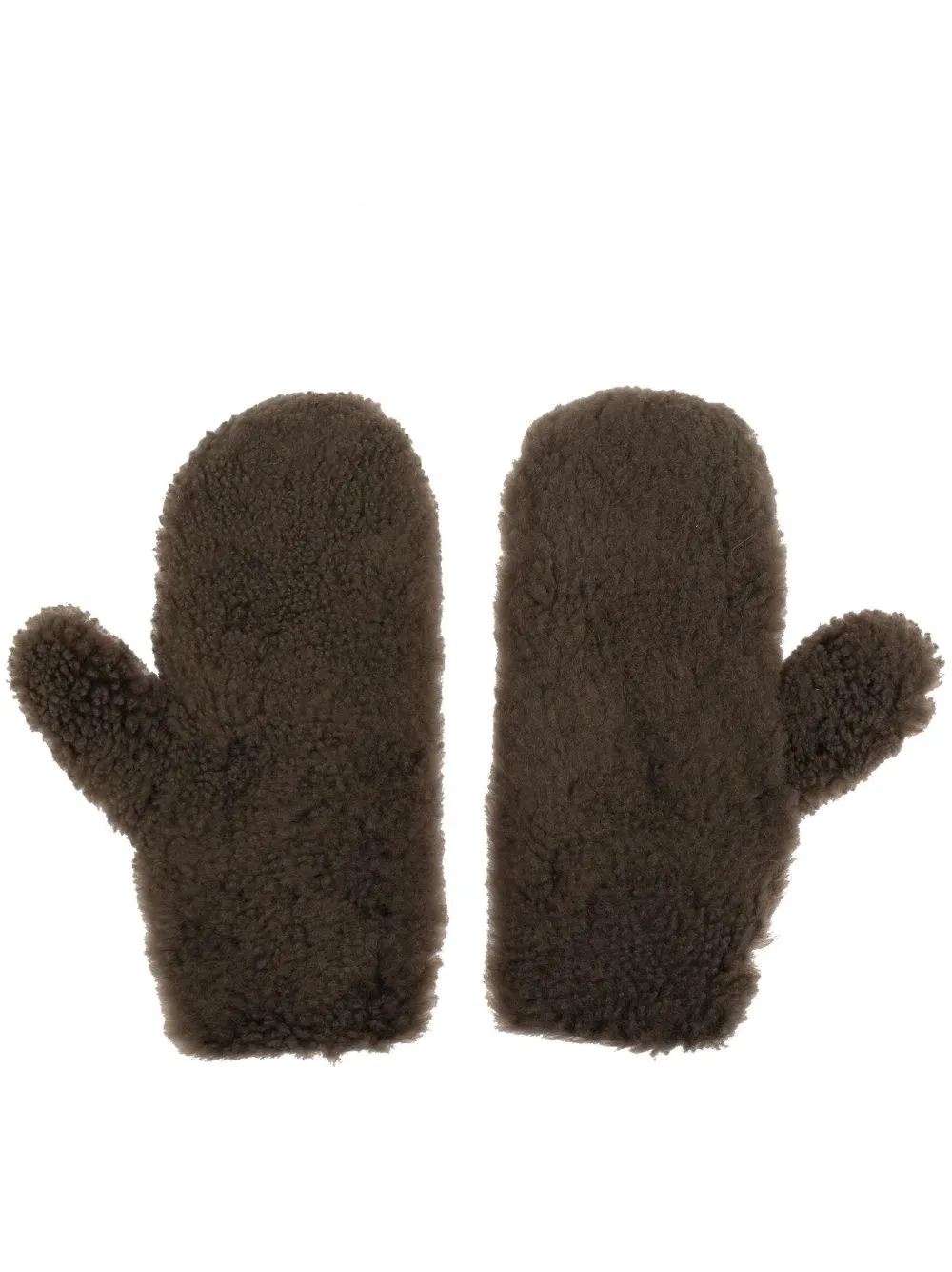 Yves Salomon Handschoenen met vlakken Bruin